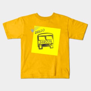 school bus Kids T-Shirt